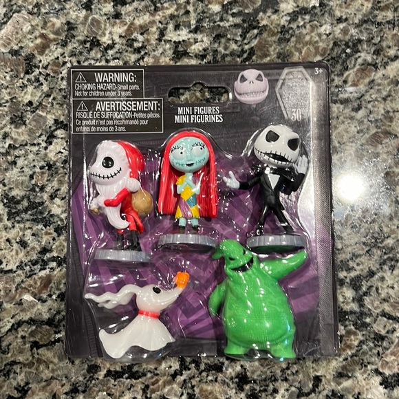 Other - New Disney The Nightmare Before Christmas Mini Figures 5 Pack